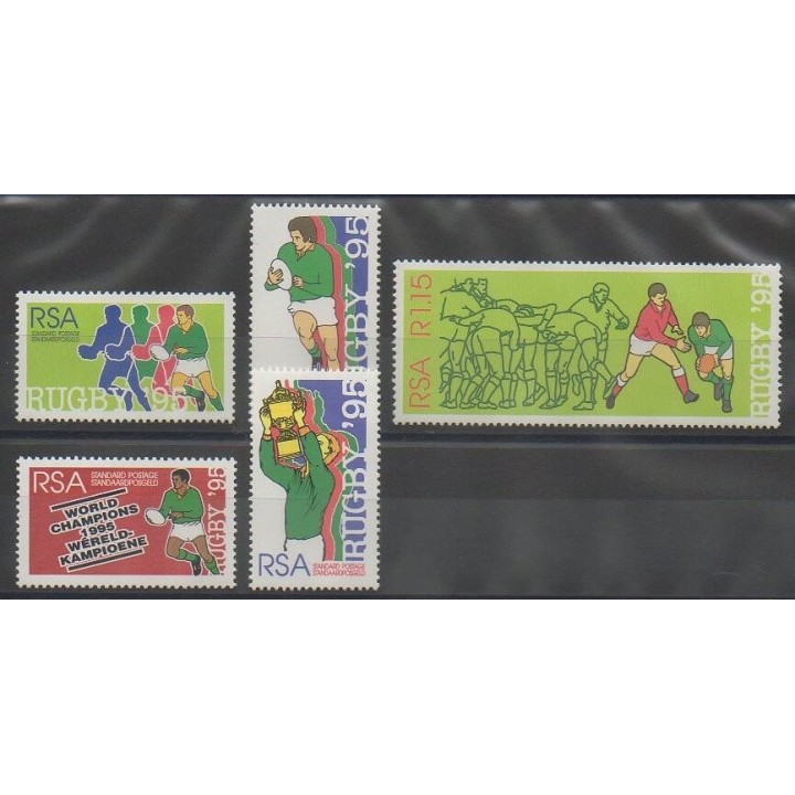 Timbres - Afrique du Sud - 1995 - No 872/876 - Sports divers