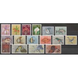 Stamps - South Africa - 1974 - Nb 359/374 - Animals