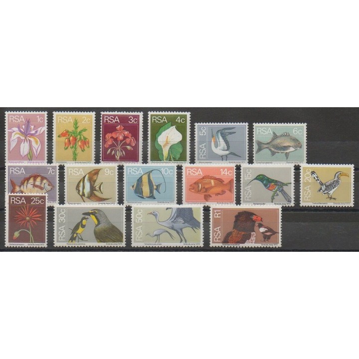 Stamps - South Africa - 1974 - Nb 359/374 - Animals