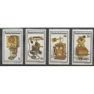 Timbres - Afrique du Sud - Bophuthatswana - 1981 - No 76/79 - Télécommunications