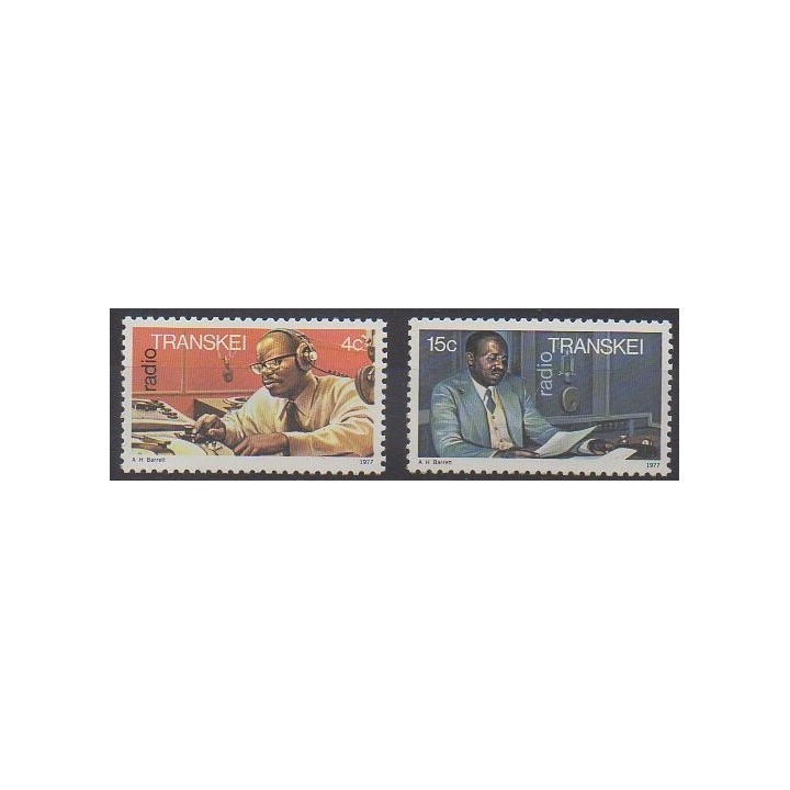 Timbres - Afrique du Sud - Transkei - 1977 - No 28/29 - Télécommunications
