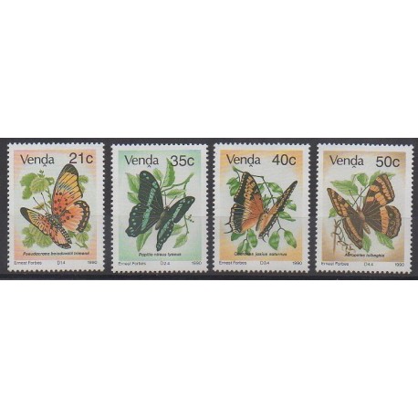 Afrique du Sud - Venda - 1990 - No 213/216 - Insectes
