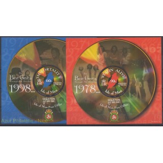 Timbres - Thème musique - Man (Ile de) - 1999 - No BF 39/BF 40