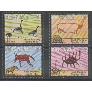 Stamps - Botswana - 1975 - Nb 288/291 - Paintings