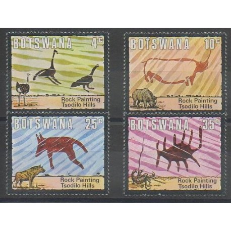 Botswana - 1975 - No 288/291 - Peinture