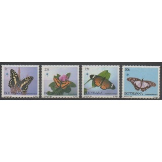 Stamps - Botswana - 1984 - Nb 503/506 - Insects