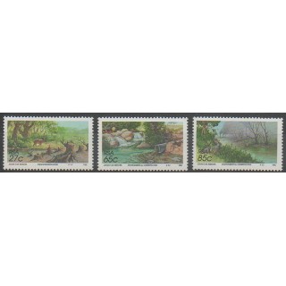 Timbres - Afrique du Sud - 1992 - No 748/750 - Environnement