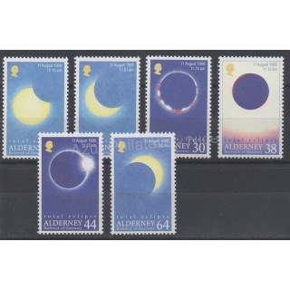 Timbres - Thème sciences divers - Aurigny (Alderney) - 1999 - No 132/137