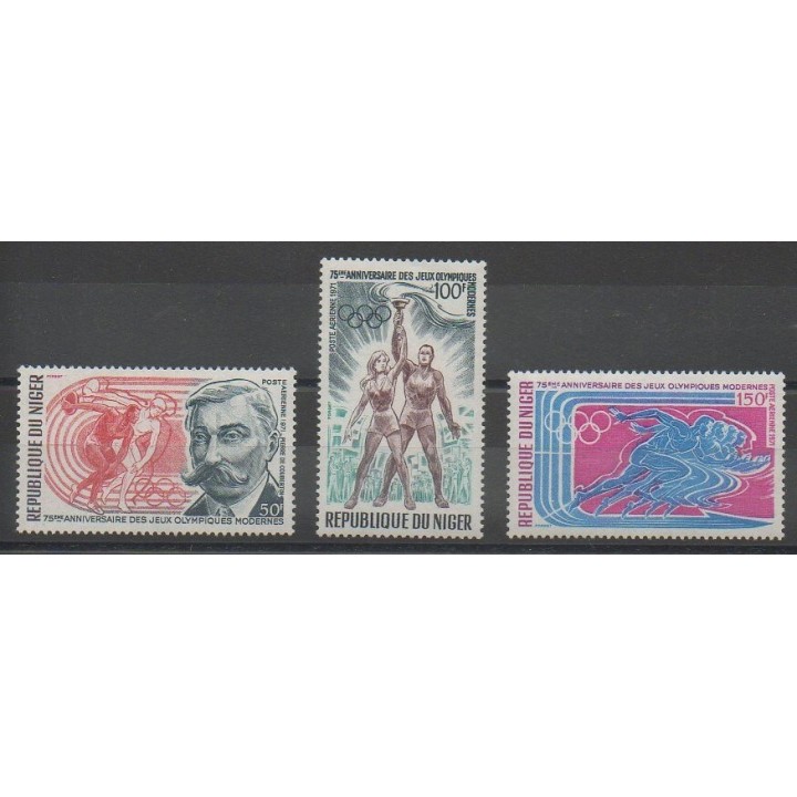 Stamps - Niger - 1971 - Nb PA159/PA161 - Summer Olympics