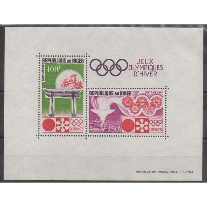 Stamps - Niger - 1972 - Nb BF8 - Winter Olympics