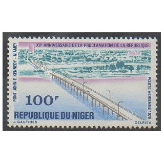 Timbres - Niger - 1970 - No PA145 - Ponts