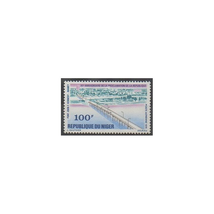 Timbres - Niger - 1970 - No PA145 - Ponts