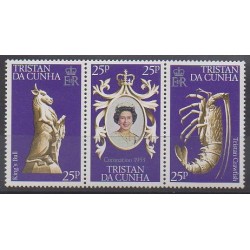 Tristan da Cunha - 1978 - Nb 233/235 - Royalty