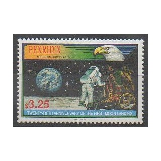 Stamps - Penrhyn - 1994 - Nb 412 - Space