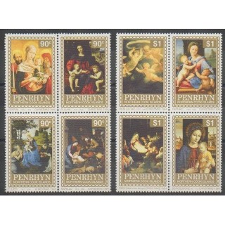 Timbres - Penrhyn - 1994 - No 413/420 - Noël