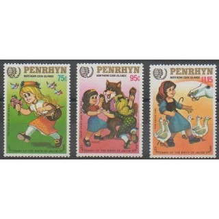 Stamps - Penrhyn - 1985 - Nb 314/316 - Literature
