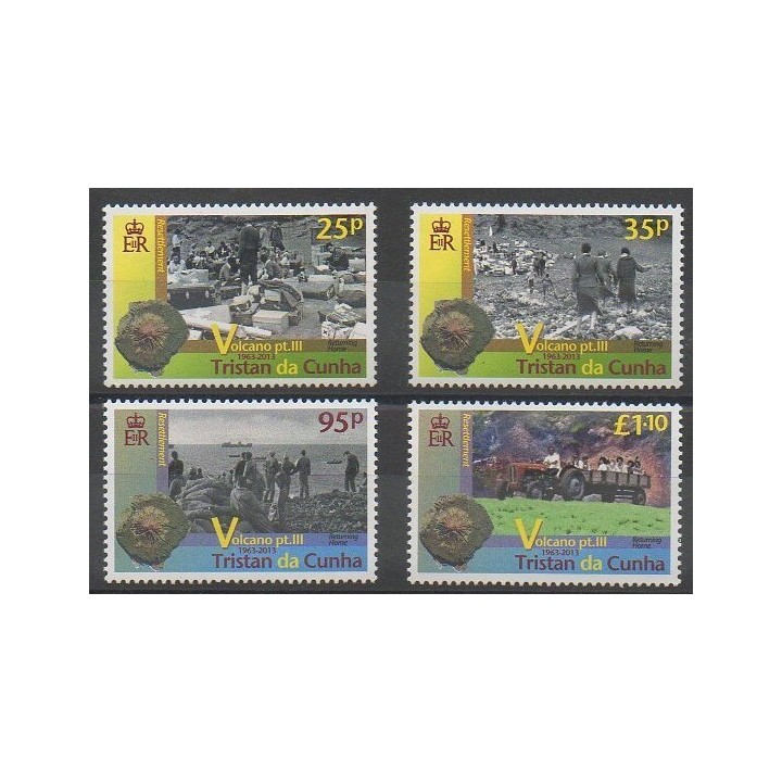 Timbres - Tristan da Cunha - 2013 - No 1056/1059