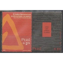 Peru - 2002 - Nb 1283/1284