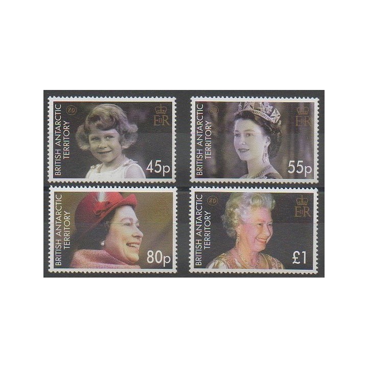 Timbres - Grande-Bretagne - Territoire antarctique - 2006 - No 415/418 - Royauté - Principauté