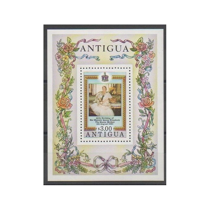 Timbres - Antigua - 1980 - No BF50 - Royauté - Principauté