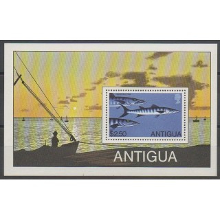 Timbres - Antigua - 1975 - No BF43 - Animaux marins