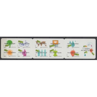 Stamps - France - Self-adhesive - 2008 - Nb BC183 - Environment