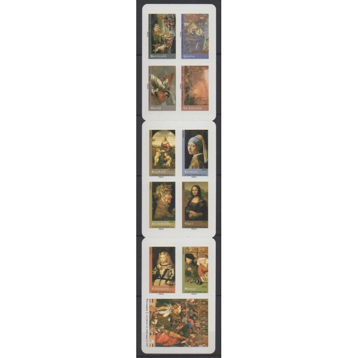Stamps - France - Self-adhesive - 2008 - Nb BC150 - Paintings