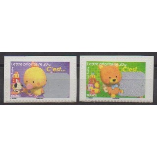 Timbres - France - Autoadhésifs - 2008 - No 163/164