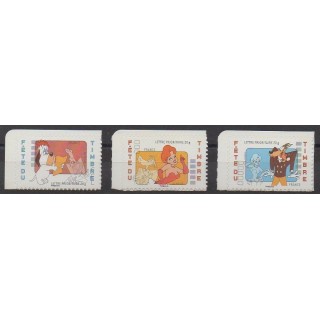 Stamps - France - Self-adhesive - 2008 - Nb 160/162 - Cartoons - Comics