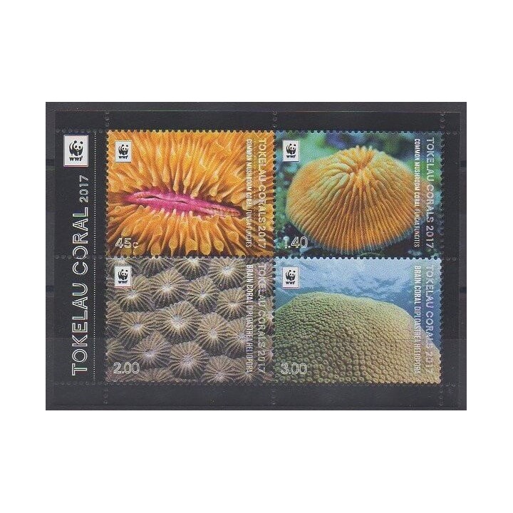 Timbres - Tokelau - 2017 - No BF68 - Animaux marins