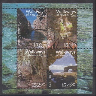 Timbres - Niue - 2017 - No BF174 - Sites