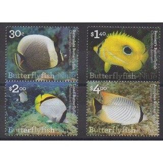 Timbres - Niue - 2017 - No 1032/1035 - Animaux marins