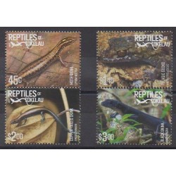 Tokelau - 2017 - No 442/445 - Reptiles