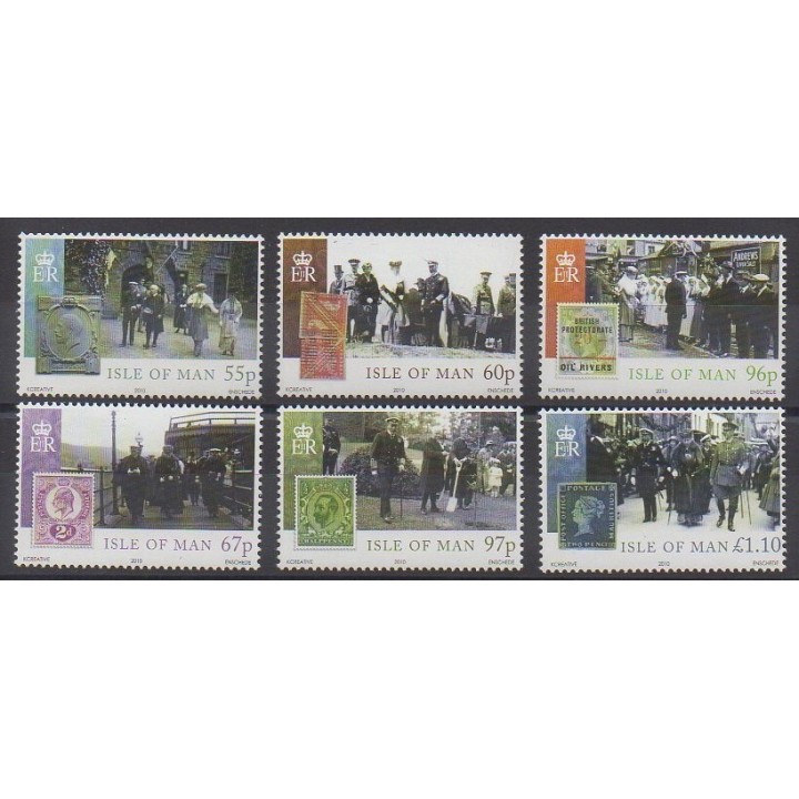 Stamps - Man (Isle of) - 2010 - Nb 1638/1643 - Stamps on stamps - Royalty