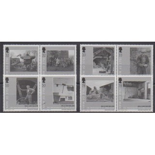 Timbres - Man (Ile de) - 2009 - No 1536/1543 - Artisanat ou métiers