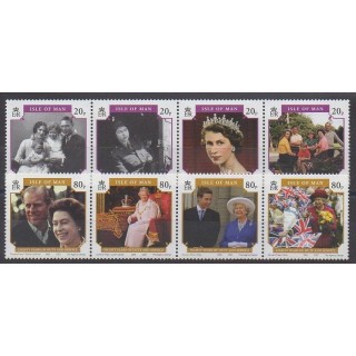 Timbres - Man (Ile de) - 2006 - No 1286/1293 - Royauté - Principauté