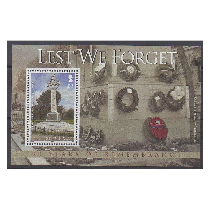 Timbres - Man (Ile de) - 2008 - No BF73 - Première Guerre Mondiale
