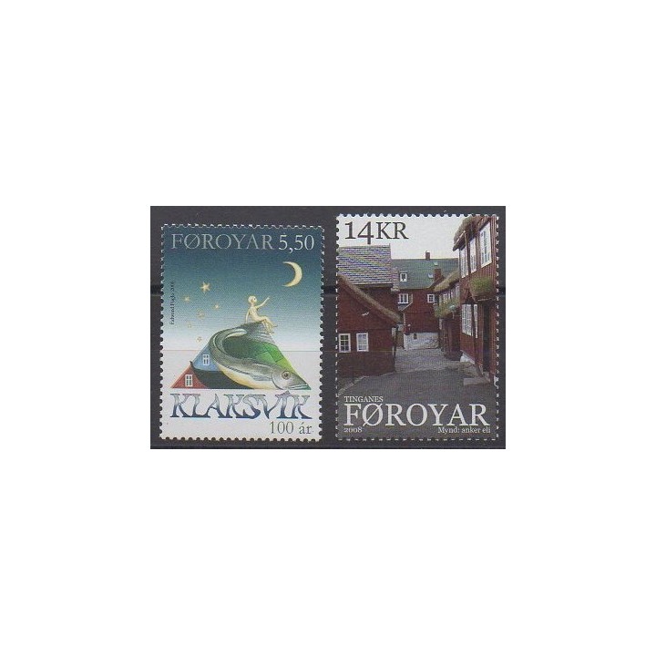 Timbres - Féroé (Iles) - 2008 - No 622/623
