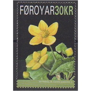 Stamps - Faroe (Islands) - 2008 - Nb 634 - Flowers