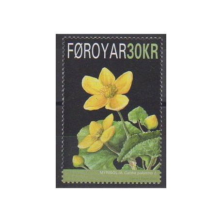 Faroe (Islands) - 2008 - Nb 634 - Flowers