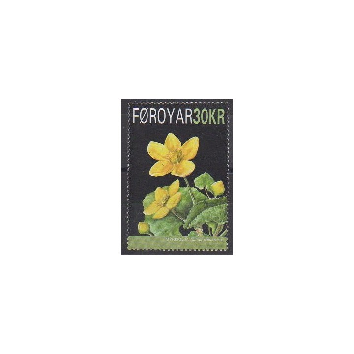 Stamps - Faroe (Islands) - 2008 - Nb 634 - Flowers