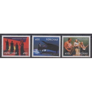 Stamps - Faroe (Islands) - 1993 - Nb 237/239 - Music