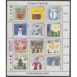 Guernesey - 1991 - No BF 14 - Dessins d'enfants