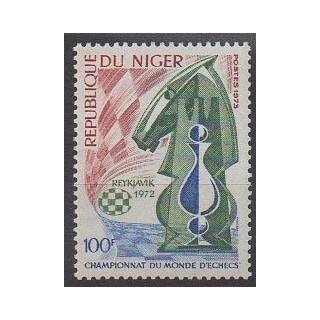 Stamps - Niger - 1973 - Nb 269 - Chess