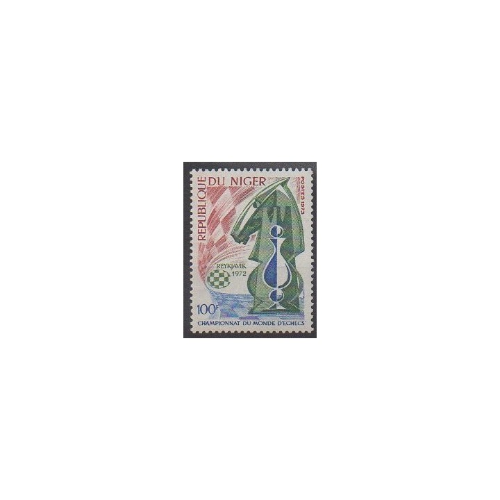 Stamps - Niger - 1973 - Nb 269 - Chess