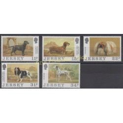 Jersey - 1988 - Nb 424/428 - Dogs