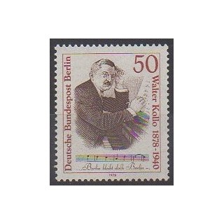 Timbres - Allemagne occidentale (RFA - Berlin) - 1978 - No 523 - Musique
