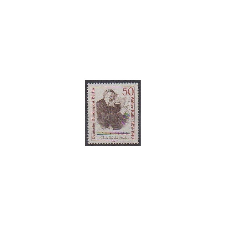 Timbres - Allemagne occidentale (RFA - Berlin) - 1978 - No 523 - Musique
