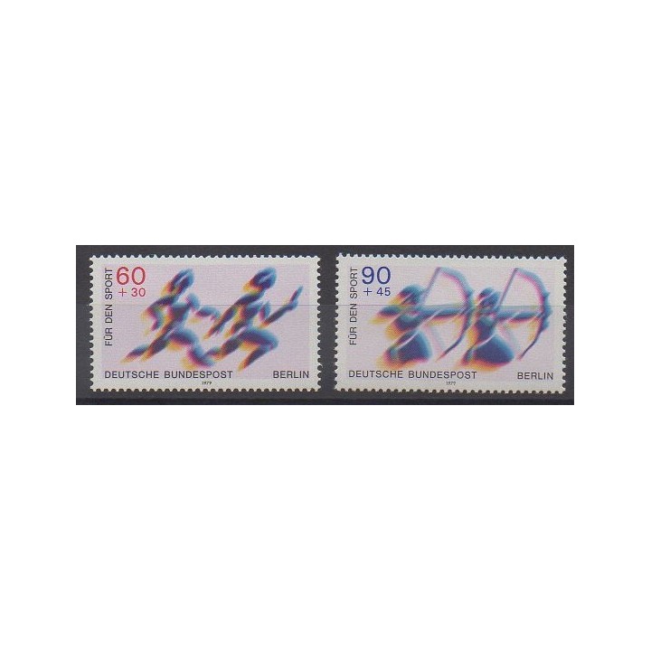 Timbres - Allemagne occidentale (RFA - Berlin) - 1979 - No 550/551 - Sports divers