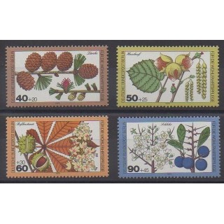 Timbres - Allemagne occidentale (RFA - Berlin) - 1979 - No 568/571 - Fruits ou légumes